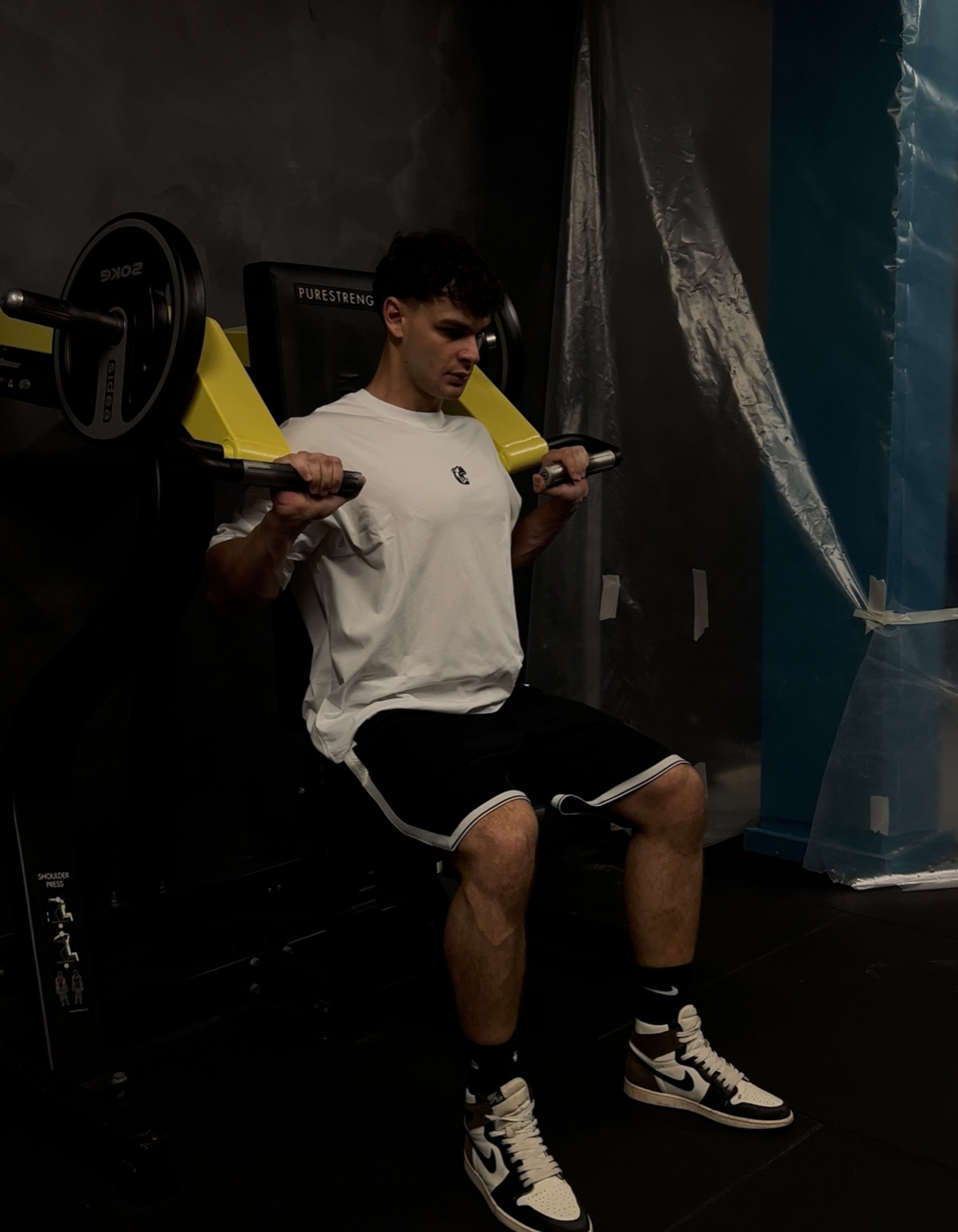 "LOVE THE PAIN" White cover pump