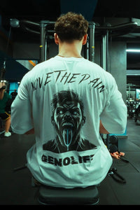 "LOVE THE PAIN" White cover pump